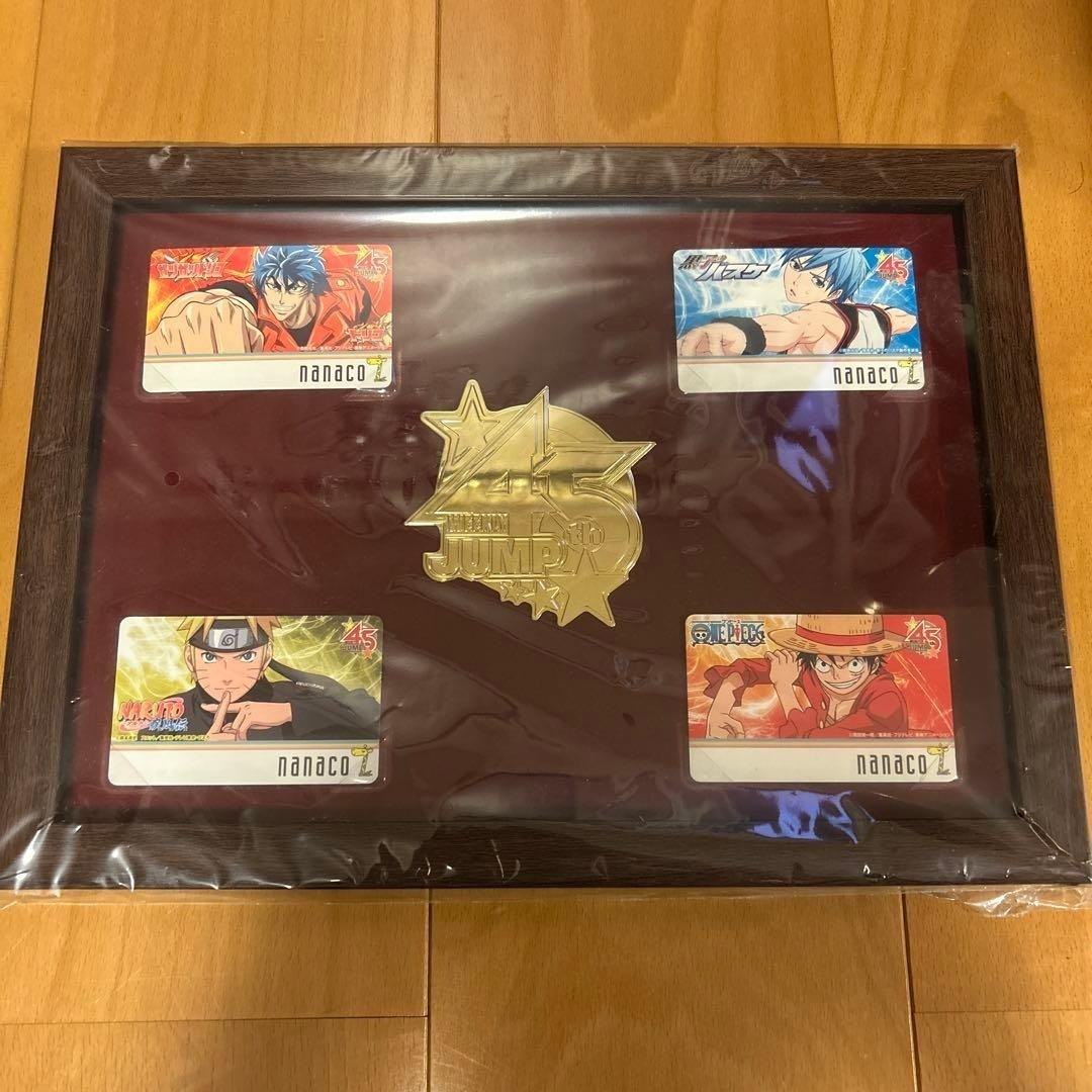 nanacoカードセット ジャンプ ルフィー ナルト Nanaco card set Jump Luffy Naruto Toriko Kuroko's Basketball