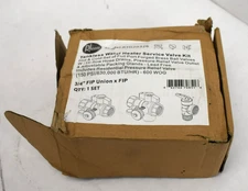 Rheem RTG20326 Tankless Water Heater Service Valve Kit Brass 3/4 FIP Union x FIP