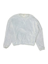 Athleta Girl Girls Silver Pullover Sweater 8