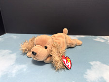 Spunky the Cocker Spaniel Dog Ty Beanie Babies Baby 6.5 inches Plush Toy 1997