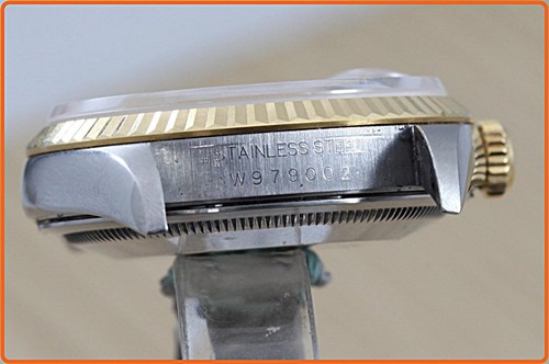 Rolex 16233 versione successiva quadrante diamantato Datejust Quick Set automatico Cal3135 Mov - Foto 9 di 24