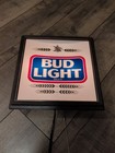 Vintage Bud Light light up beer sign Bud 13.5”x13.5 Beautiful Near Perfect*Rare* — photo 1
