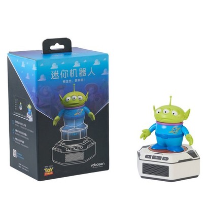 HIPLAY Robosen Mini Robot Toy Story Alien + Base Action Figure Set