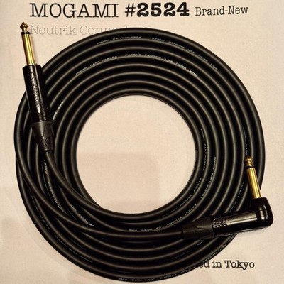 1 30 ft Mogami 2524 Guitar Cable | Choose Length & Neutrik Plug | Bulk ready