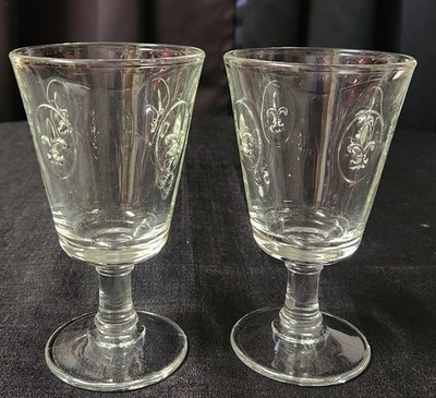 La Rochere Iconic French Fleur de Lys Wine Glasses Set of Two -