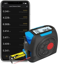 ACEGMET DT30 Digital Tape Measure 3-In-1, 131FT Bluetooth Laser Distance Meter,