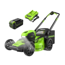 Greenworks 40V 21 inch Self-propelled Lawn Mower w/ 5Ah Battery and 2A Charger
