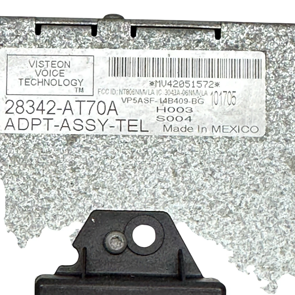 Nissan Máxima 2006 módulo adaptador conjunto telefónico 28342-AT70A 05 06 Foto 2 de 4