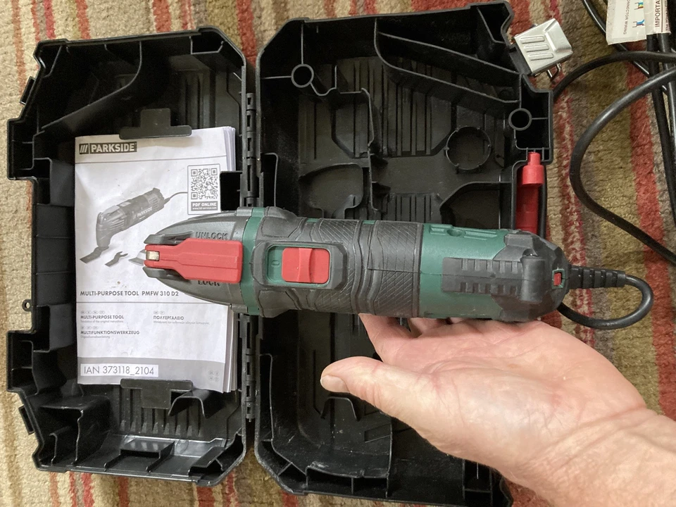 Parkside, PMFW 310 D2,Corded Electric Multi Tool With Attachments - Image 3 of 4