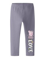 Leggings MäDchen Name It Nmfdaisy Peppa, Lavender Gray, Gr. 92, Baumwolle