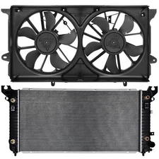 Electric Engine Radiator Cooling Fan Kit For 2014 15 16 Chevrolet Silverado 1500