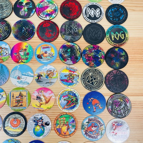 Gran Lote Mixto Colección POGs Años 90 Piezas Juego - Imagen 11 de 20