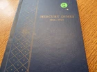 MERCURY DIME SET IN WHITMAN ALBUM--76 Coins