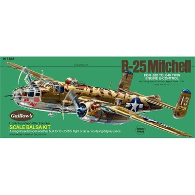 Guillows North American B25 Mitchell Balsa Flugzeug Maßstab 1:32 Modellbausatz 