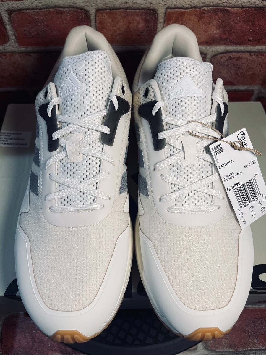 Adidas Znchill Men's Running Sneakers Low Cloud white black Sz 12