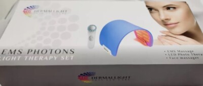 EMS LED Facial Mask Photon Light Skin Rejuvenation Anti Aging Acne Wrinkle Set