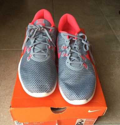 nike women s flex trainer 7 wolf grey racer pink stealth training shoe 887224007622 ebay ebay