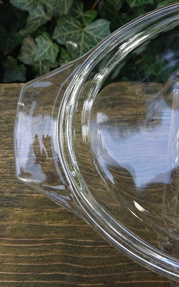 Ovalada Tapa de Vidrio para Cazuela Plato Hornear el Horno Forma PYREX England - Imagen 3 de 4