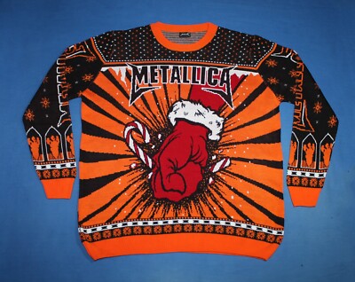 Metallica Holiday Sweater Some Kind Of Santa Christmas Sweats