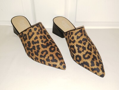 Franco Sarto Rianan Leopard Print Slip On Pointed Toe Dress