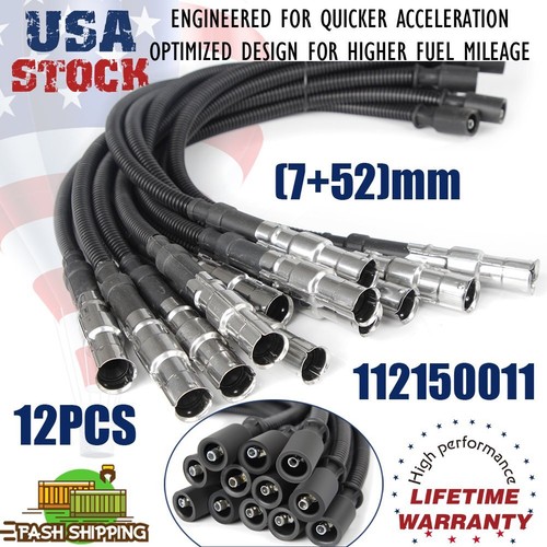 59MM Spark Plug Ignition Wires For Mercedes Benz C-Class E-Class ML SLK 320 350