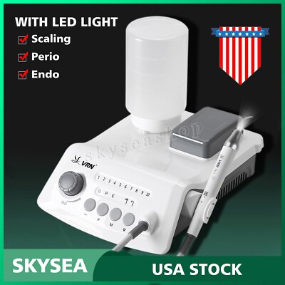 Professional Dentistry Ultrasonic Electric Scaler Dental Teeth Tooth Cleaner LED