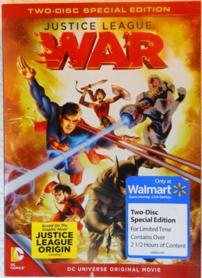 JUSTICE LEAGUE: WAR - Sean Astin, Zach Callison (2 DVD Special