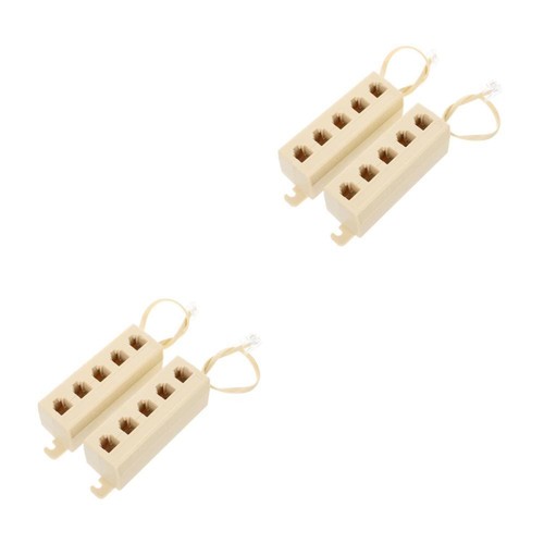 2 PCS Junction Box Adapter Doppel -Telefonadapter Telefonleitungsadapter - Zdjęcie 8 z 12