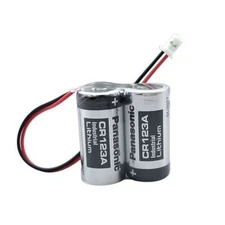 CR123A MR-BAT6V1SET 2CR17335A Battery 3V 1400mAh Li-ion Camera Battery with Plug