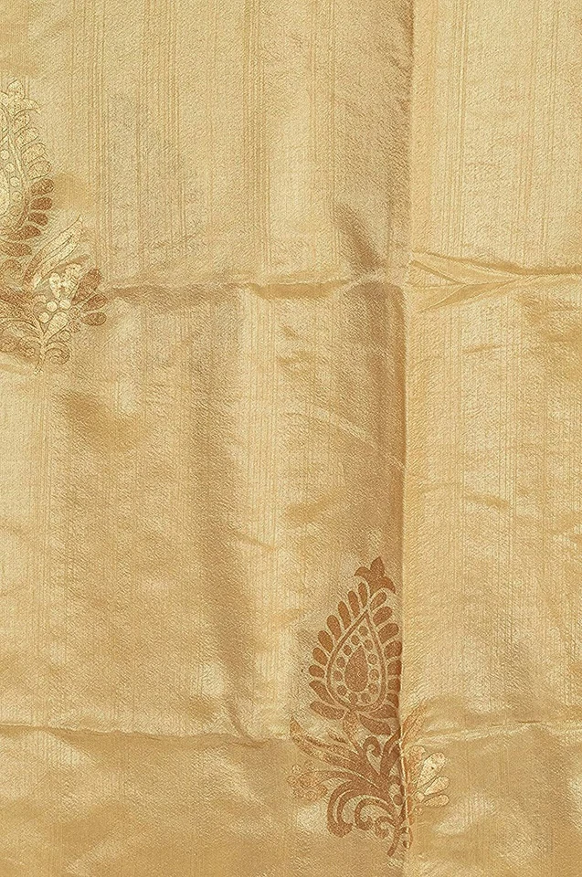 Women & Girl Silk Blend Beautiful  Dupatta  Ethnic Dress Chunni Shawl Gold - Изображение 2 из 4