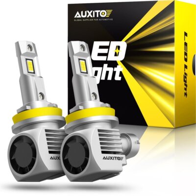 AUXITO LED Headlight Lamp H11 Low Beam Bulb Canbus Kit 24000LM White Bright Q16