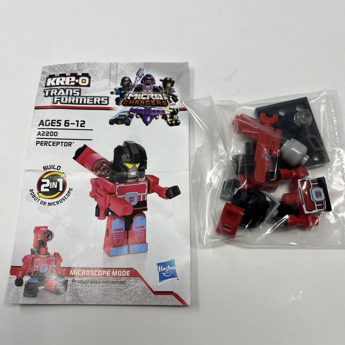 Transformers Kreo PERCEPTOR Kre-O Micro Changers Mini Figure 2 in 