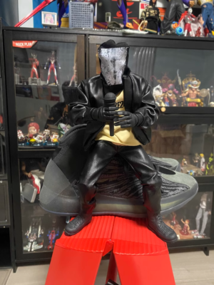 GOON Kanye West, 1/6 Articulated Action Figure, 12 Inch, Black