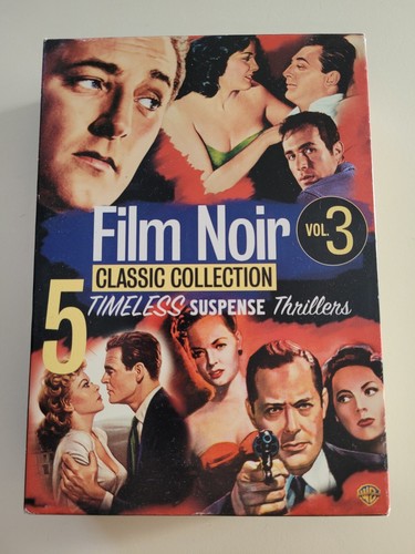The Film Noir Classics Collection Vol. 3 DVD 6 Disc Set movie suspense thriller