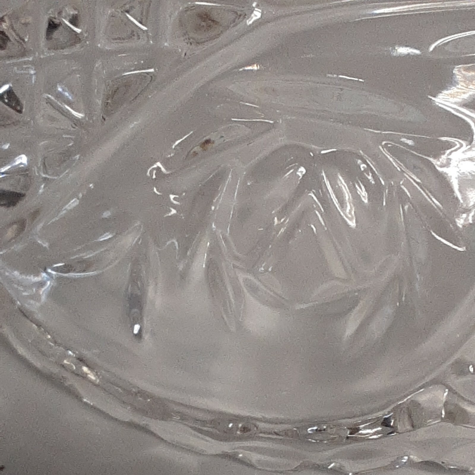 Vintage Crystal Glass Ashtray Dish Compote by Kristal Zajecar Yugoslavia