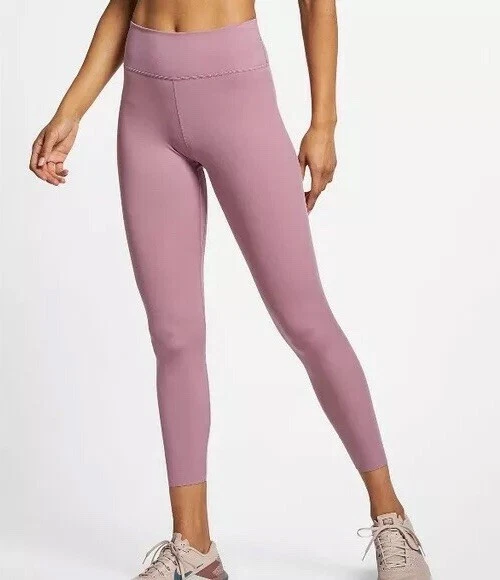 Nike One Luxe Women's Tights AT3098-515 Pink (Dusty Rose/Mauve) Size XL New