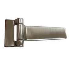 6" x 2.6" Strap Hinge Door Weld On Round Stainless Steel 10ga