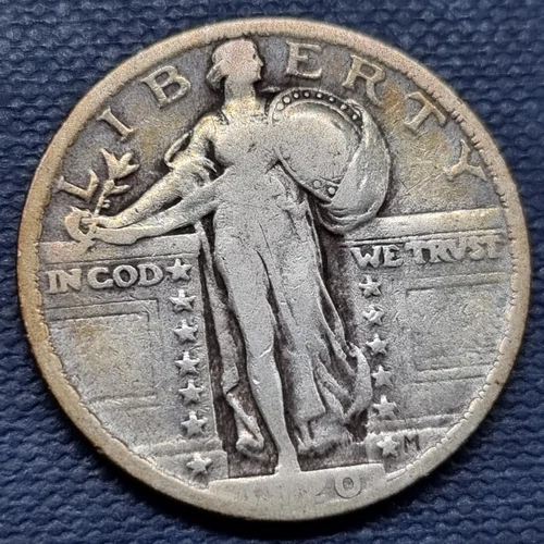 1920 Standing Liberty Quarter 25c Circulated #62345