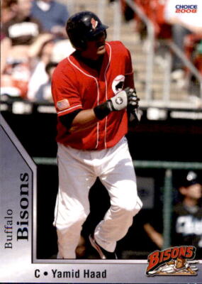 2008 Buffalo Bisons Choice #10 Yamid Haad Cartagena Colombia Baseball Card