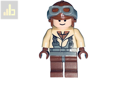 LEGO STAR WARS NABOO FIGHTER PILOT TAN JACKET (2007) - AUFGETEILT AUS SET 7660 - NEU