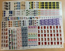 Discounted Postage Sheet Lot - Values to 20  - Face Value 669.98  Stuart Katz