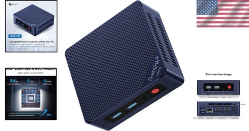 Sleek Mini PC with 4K Support, 16GB RAM & 500GB SSD – Ideal for Home & Office - Picture 2 of 10