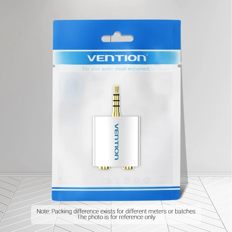 3.5mm Stereo Audio Splitter with Earphone Adapter for Computer Headphone Tablet - Image 4 of 4