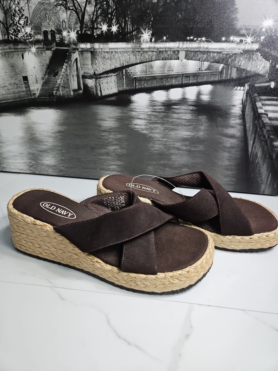 Braided Sandals Old Navy Espadrille Sandals NWT OLD NAVY Raffia