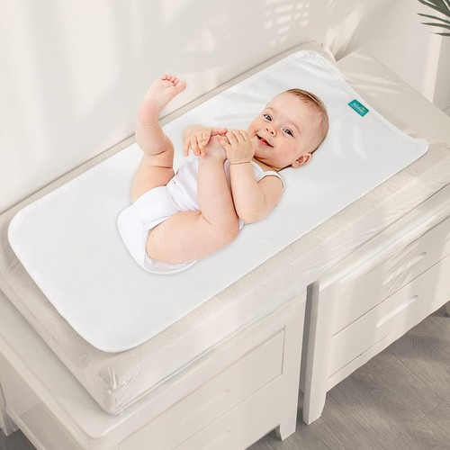 Infant Soft Cotton Baby Diaper Changing Pad Cover Liner Waterproof 5 Pack - Picture 6 of 6