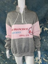 Vintage 1980s San Francisco CA Tourist Souvenir Women  s Sweatshirt Top M