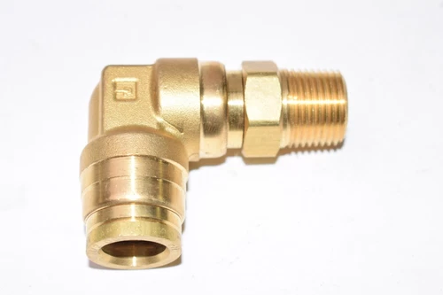 NEW Parker 1/2'' Brass Male Right Angle Pipe Connector Fitting 