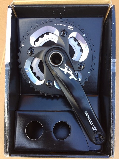 shimano xt m785 10 speed double chainset