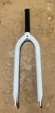 FREE SHIPPING - TNT BICYCLES 24" BMX FORK - WHITE (20mm) (DISCOUNTED - A-STOCK)