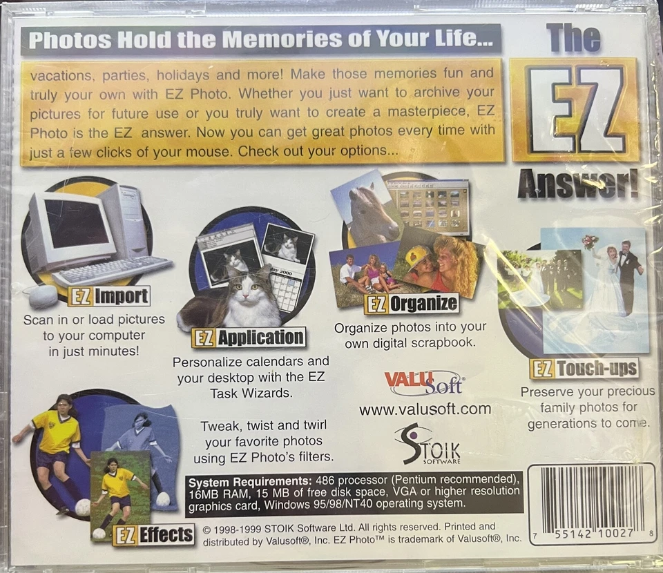 EZ Photo [Win CD-ROM, 755142100278] The EZ way to Enhance & Preserve Your Photos - Image 2 of 3